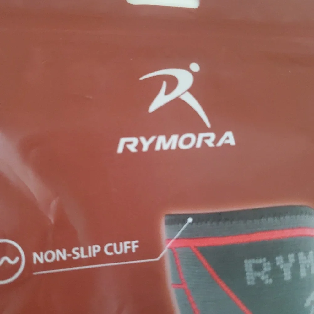 Rymora Elbow Compression Support Sleeve Small Grey Red Arthritis B07Z83RHMB